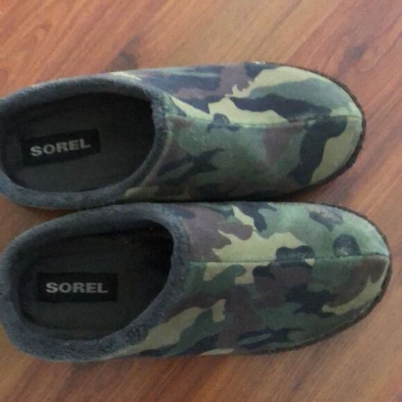 SOREL Camo Sherpa lined mule slipper youth 4 - Picture 9 of 10
